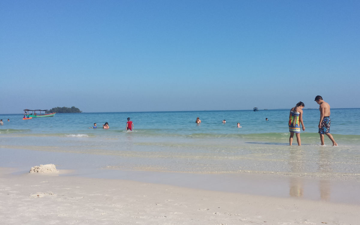 A picture of the beach at Koh Rong Cambodia