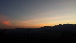 Sunset at Pai Thailand