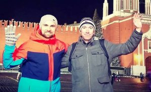 Me with Max in Red Square