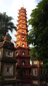 Famous Temple in Hanoi Vietnam