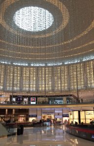 A picture of the fashion hall in the Dubai Mall