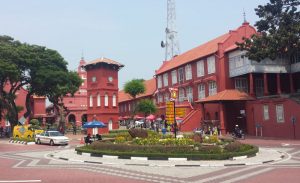 Red Churches in Malacca Malaysia 